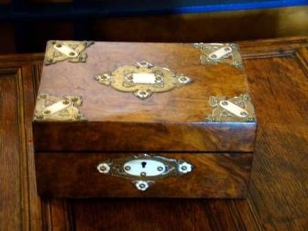 Antique Needlework Box