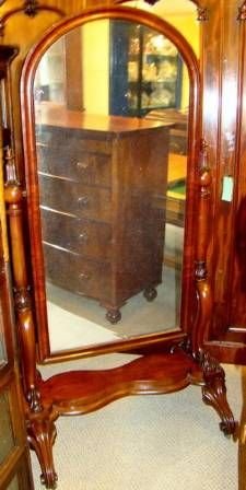 Antique Cheval Mirror