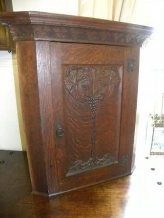 Antique Corner Cupboard