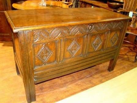 Antique Oak Coffer