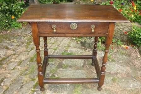 Antique Oak Side Table