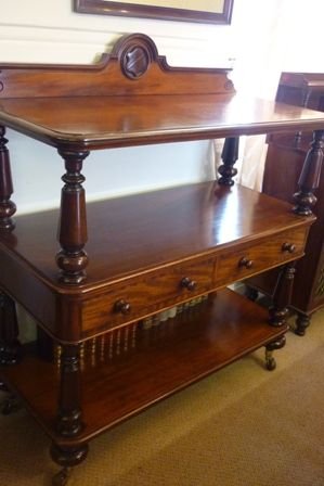 Antique Victorian Buffet/serving Table