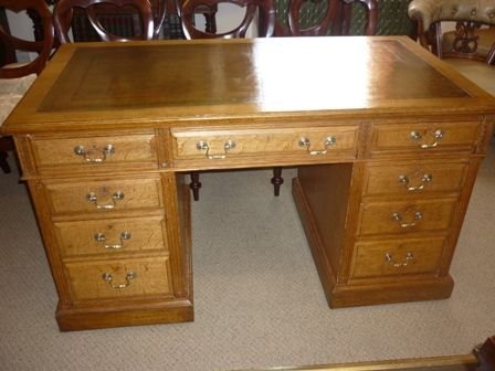 Antique Pedestal Desk