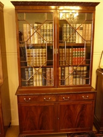 Antique Library Bookcase
