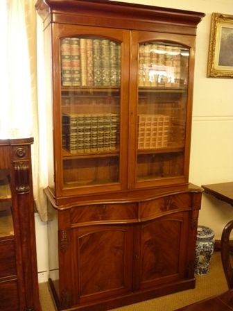 Antique Victorian Library Bookcase