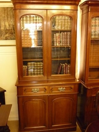 Antique Victorian Library Bookcase
