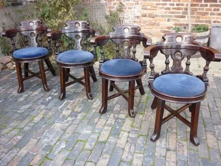 Steam Ship Chairs Maritime Set of 4
