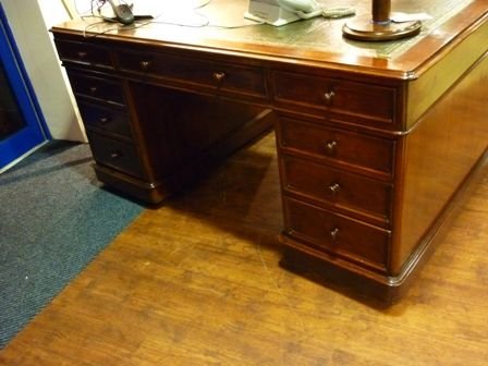 Antique Victorian Partners Desk