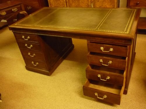 Antique Pedestal Desk