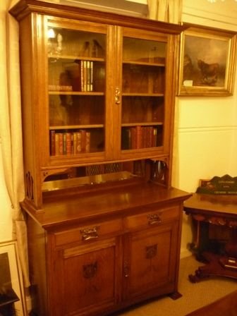 Antique Arts and Crafts Bookcase
