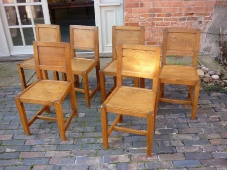 Arts and Crafts Set of Chairs