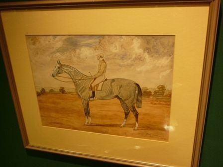 Antique Watercolour Racehorse