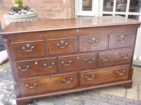 Antique Georgian Dower Chest Dresser