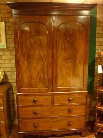 Antique Victorian Clothes Press
