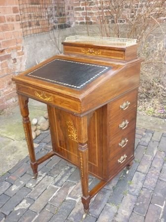 Antique Victorian Davenport Desk