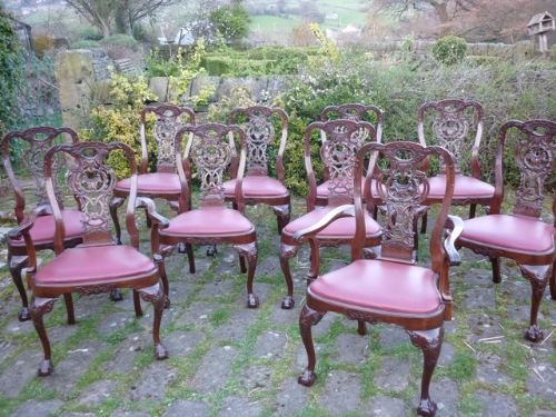 Antique Dining Chairs Mahogany