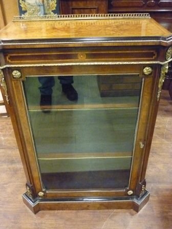 Antique Victorian Display or Pier Cabinet