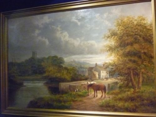 Antique Victorian Oil Painting