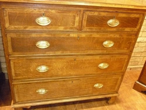 Antique Georgian Oak Chest of Drawers