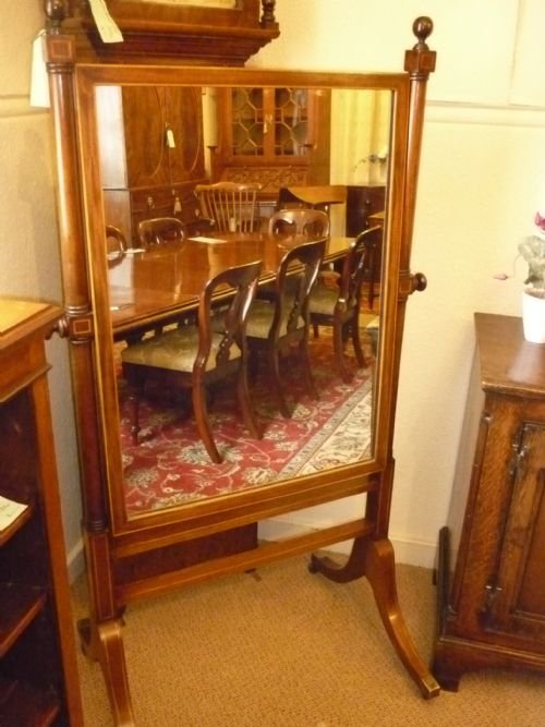 Antique Georgian Cheval Mirror