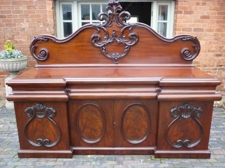 Antique Victorian Sideboard Chiffonier Mahogany