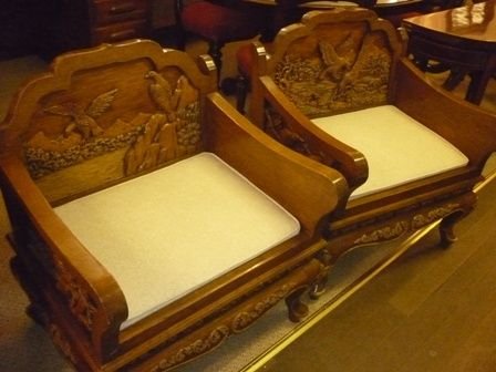 Antique Armchairs Pair