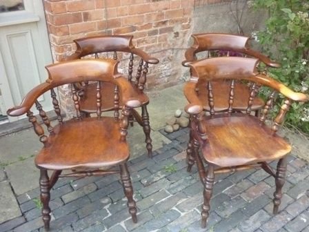Antique Victorian Captains Chairs