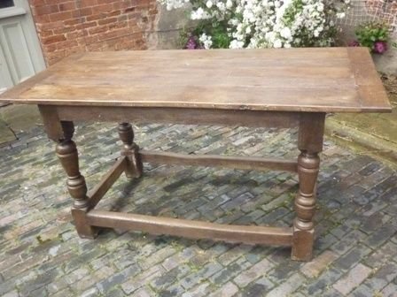 Antique Oak Refectory Table