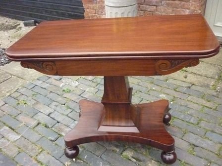 Antique Georgian Mahogany Tea Table