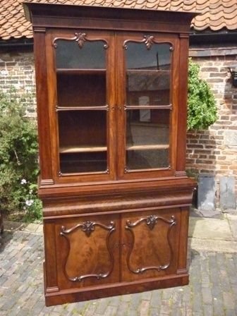 Antique Victorian Library Bookcase