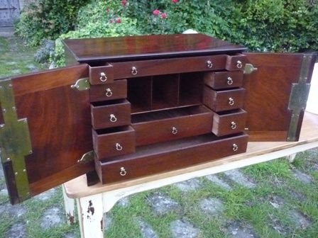 Antique Georgian Mahogany Table Cabinet