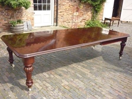 Antique Victorian Mahogany Extending Dining Table