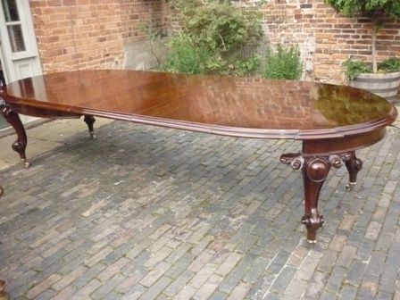Antique Victorian Mahogany Extending Dining Table
