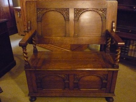 Antique Monks Bench