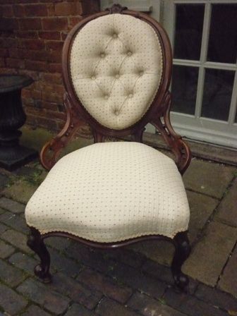 Antique Victorian Ladies Nursing Chair
