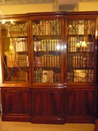 Antique Victorian Library Bookcase