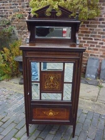 Antique Victorian Music Cabinet
