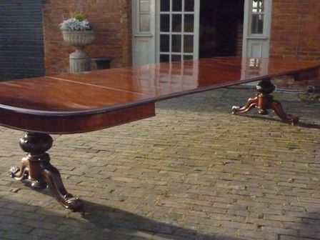 Antique Victorian Mahogany Extending Dining Table