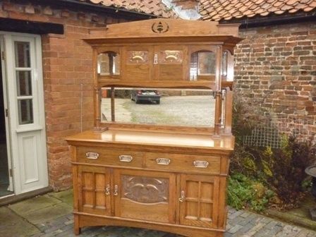 Antique Arts and Crafts Sideboard Oak