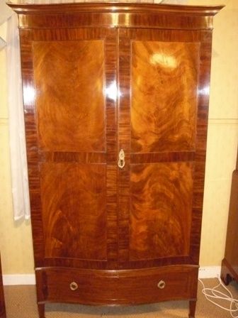 Antique Mahogany Wardrobe by Maples