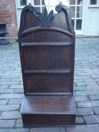 Antique Oak Spoon Rack