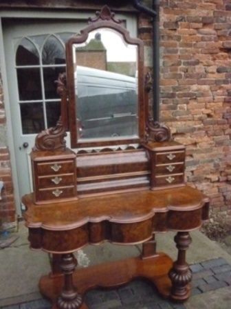 Antique Victorian Walnut Duchess Dressing Table
