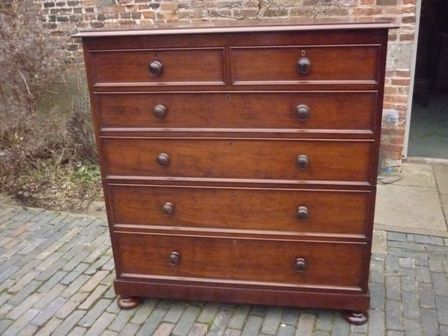 Antique Victorian Mahogany Chest of Drawers
