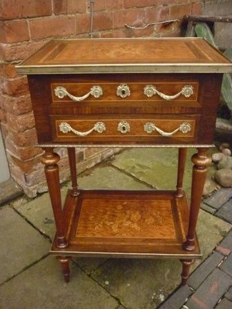 Antique Victorian Ladies Dressing Stand/sewing Table