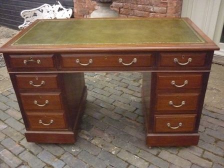 Antique Pedestal Desk