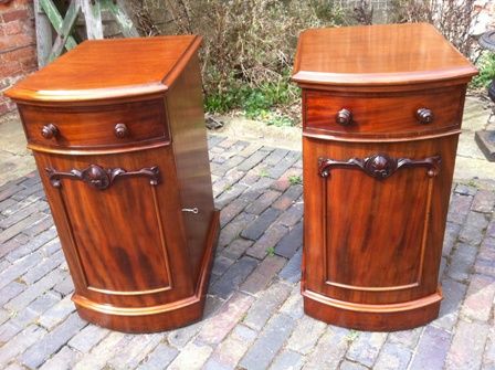 Antique Victorian Bedside Cupboards