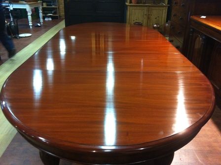 Antique Victorian Mahogany Extending Dining Table
