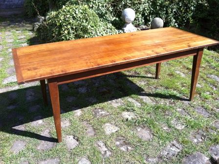 Antique 19th Century Fruitwood Farmhouse Table