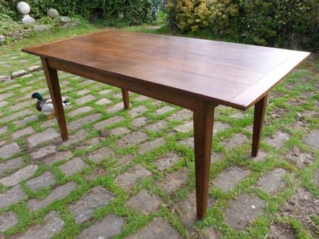 Antique Oak Farmhouse Dining Table