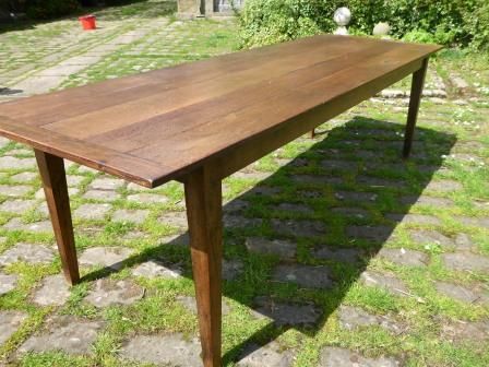 Antique Farmhouse Dining Table in Oak